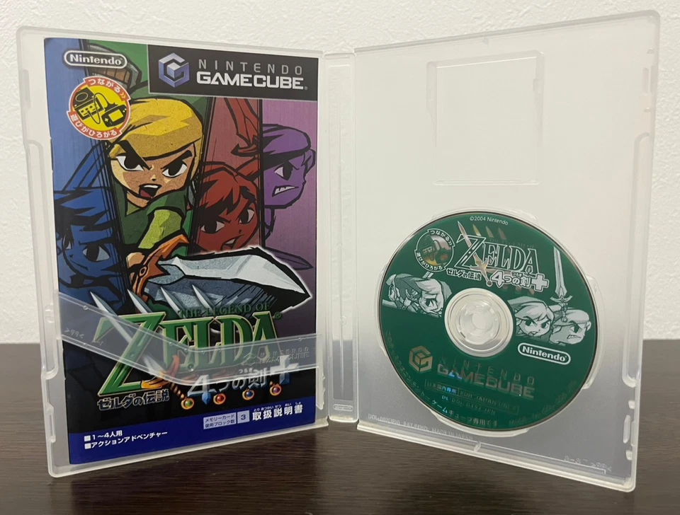The Legend of Zelda Four Swords Adventures Nintendo Gamecube Japanese ver Tested - Image 3 of 4