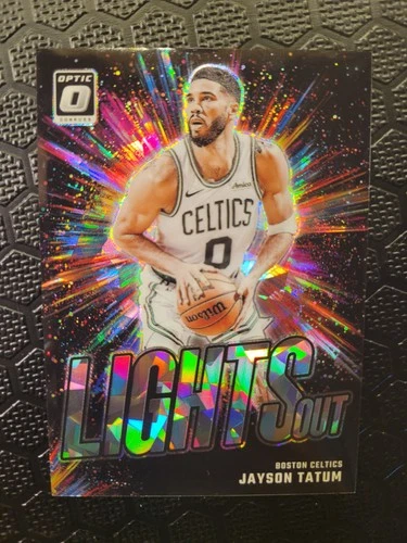 Jayson Tatum 2024-25 Panini Donruss Optic Lights Out Ice /25 #12