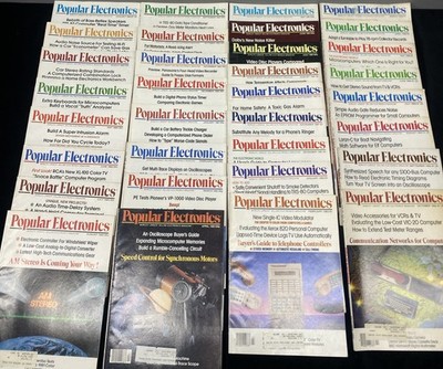 Popular Electronics Magazine 1980-82 Electronics Radio Computer Very Good (33)
