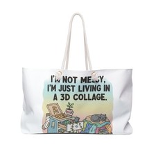 Weekender Bag - Whimsical Travel  Gift Tote for Art Lovers