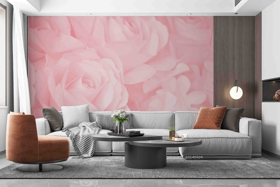 3D Rose Pink Floral Wallpaper Wall Murals Removable Wallpaper 23 eBay
