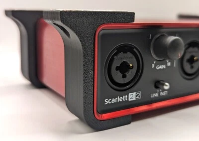 Under Desk Mount for Focusrite Scarlett 2i2 4i4 Bracket 2nd & 3rd Gen