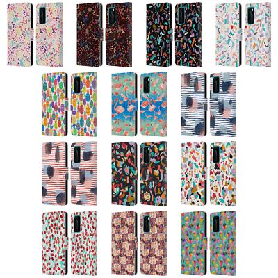 OFFICIAL NINOLA PATTERNS LEATHER BOOK WALLET CASE COVER FOR HUAWEI PHONES 4