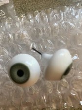 Popular size 16mm Glass Doll Eyes, 16mm Green, beautiful doll eyes From Germany