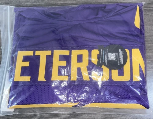 Adrian Peterson Signed Minnesota Color Rush Football Jersey (Beckett)