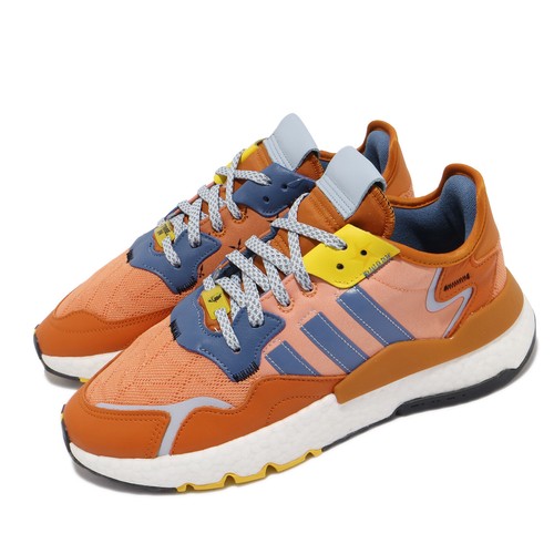 adidas Originals Ninja Nite Jogger BOOST Orange White Men Casual Shoes  Q47199 | eBay