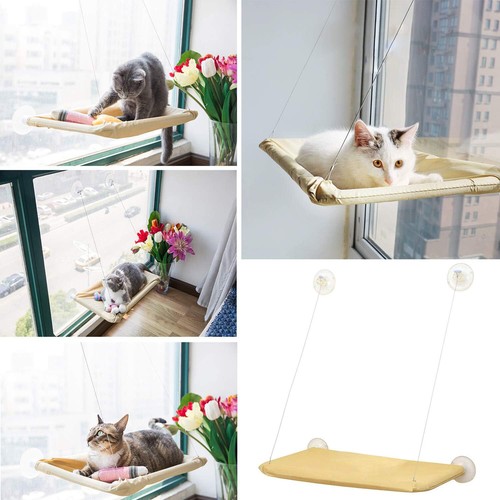 Cat Hammock Window Bed Perch Cat Safety Sunny Bed Sturdy Window Mounted Cat Seat - Picture 6 of 12