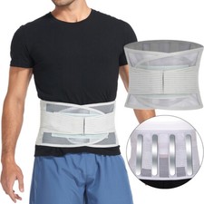 Lower Back Brace Adjustable Lumbar Support Belt Sciatica Pain Relief Men Women