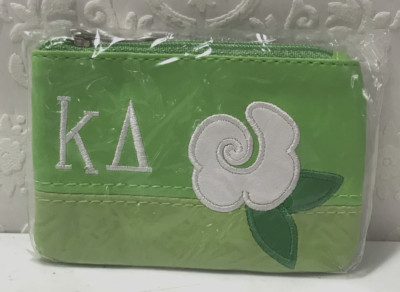Kappa Delta Vinyl Floral ID Coin Purse Key Chain