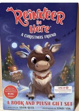 Reindeer in Here A Christmas Friend With HC Book & Plush Gift Set, New In Box