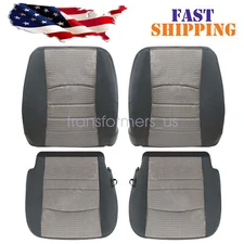 2009 to 2012 FITS For Dodge Ram 1500 2500 3500 SLT Cloth Seat Cover Gray