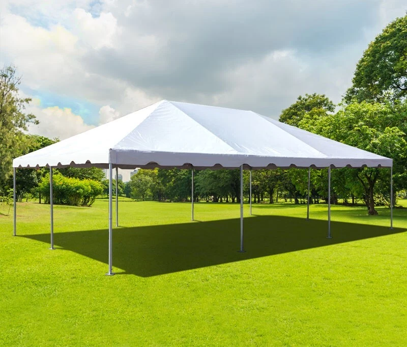 Commercial Frame Tent w Sidewalls 20x30 White Canopy Waterproof Event Party - Image 4 of 4