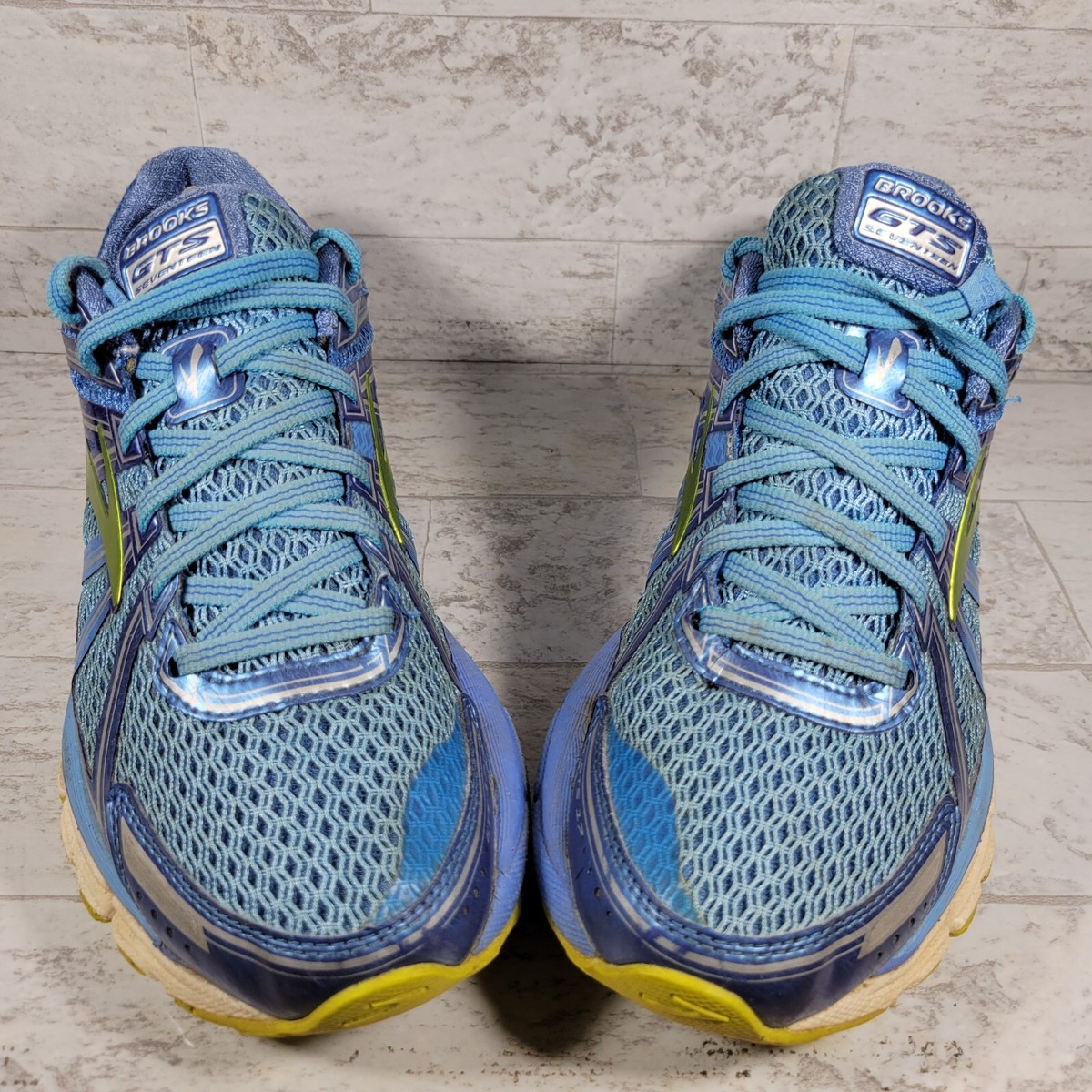 Brooks Adrenaline GTS 17 Blue Green Athletic Womens Running  display picture 1