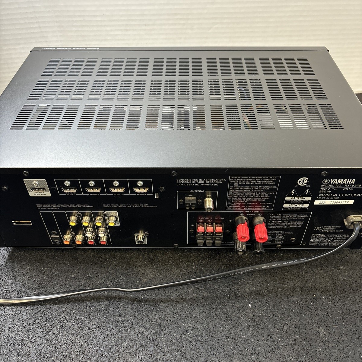 YAMAHA AVレシーバー　RX-V379 RX-V379 - Overview - AV Receivers - Audio & Visual