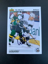 TIM WATTERS KINGS AUTOGRAPH AUTO 91-92 UPPER DECK #471 *70940