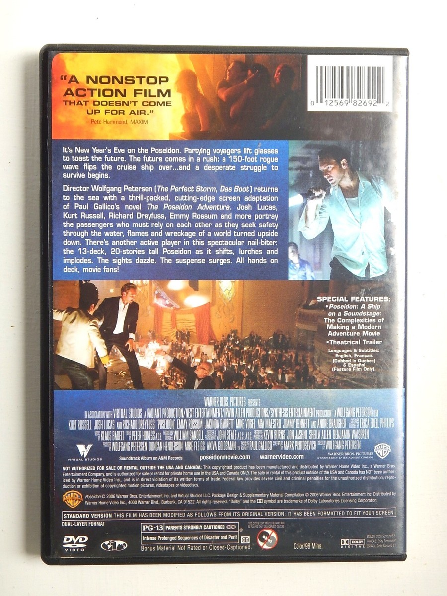 Poseidon (DVD) Movie (2006) | eBay