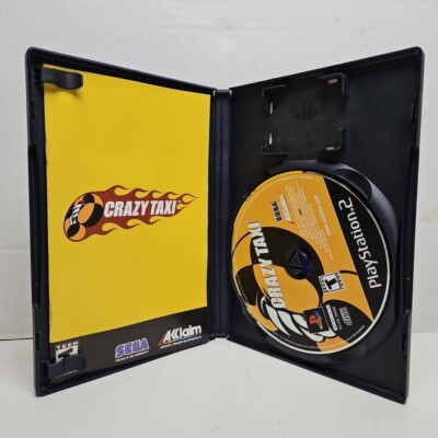 Crazy Taxi - (PS2, 2001) CIB w/ Reg Card Complete Black Label FREE