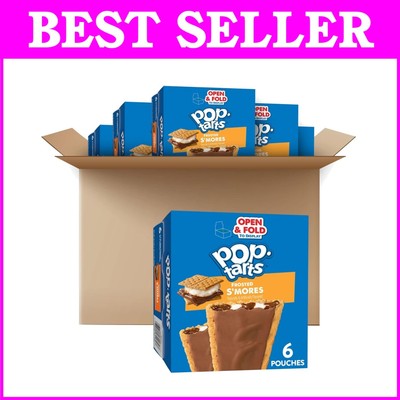 72 Soft Toaster Pastries - Family-Friendly S'mores Flavor, Perfect for Breakfast