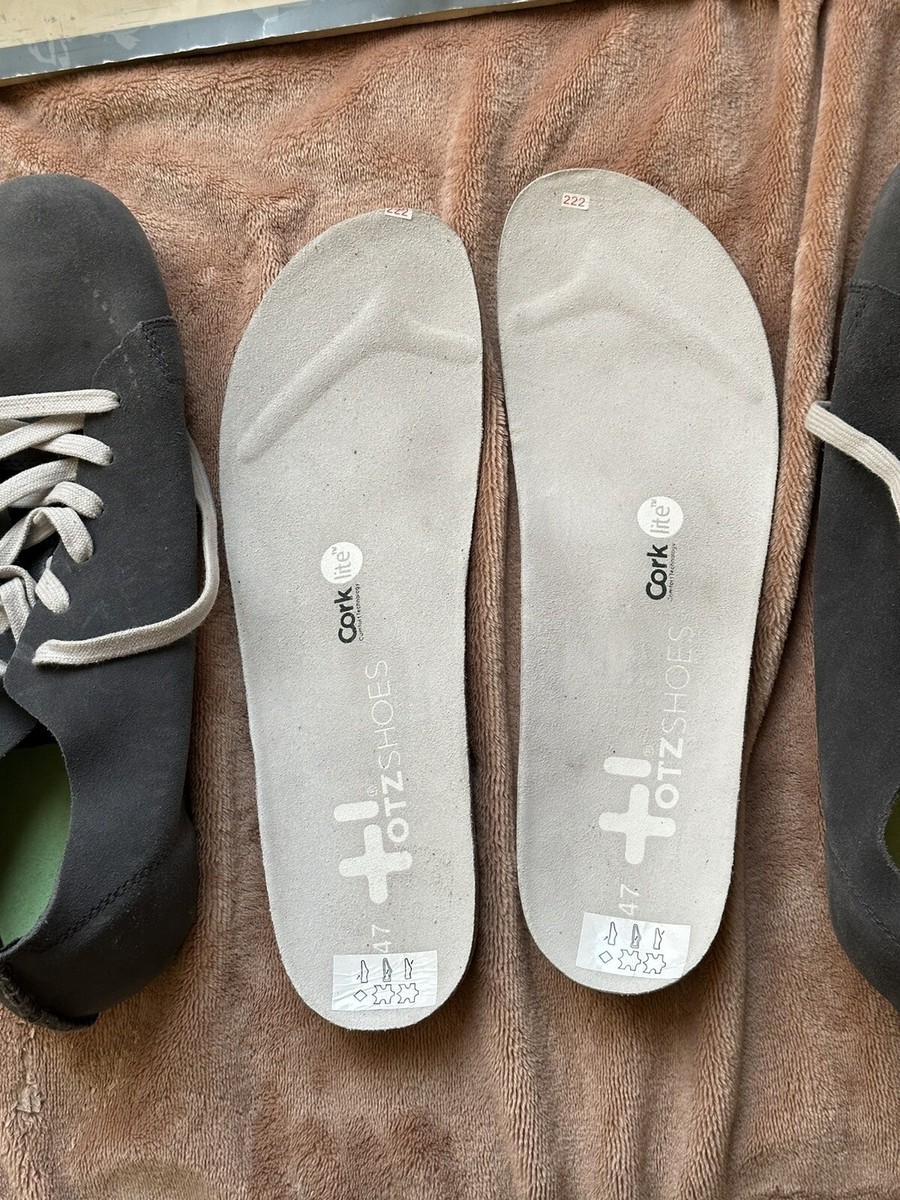 スニーカー OTZ SHOES Pilgrim wool corduroy sneakers OTZ Pilgrim Minimalist Suede Shoes Gray Men's 14 US 47 EU