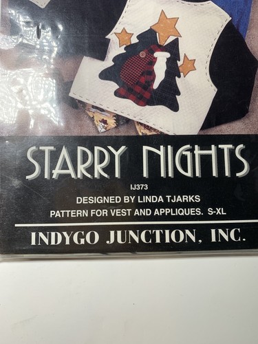 Starry Nights Angel Stocking Santa Tree Wreath Applique Craft Sewing Pattern - Picture 2 of 11