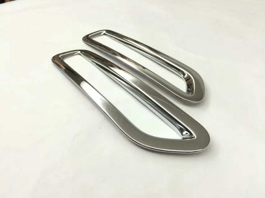 2 Pcs ABS Chrome Rear Fog Light Lamp Trim Cover For Nissan Murano 2015-2019 - Image 2 of 4