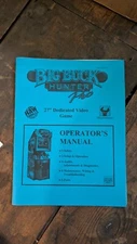 Big Buck Hunter PRO Arcade Game Original OWNERS MANUAL Raw Thrills 