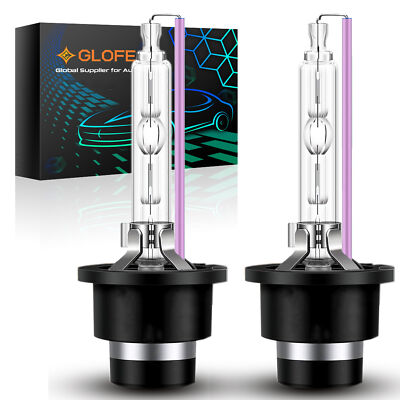 2Pcs D2S D2C 35W 10000K HID Xenon Replacement Low/High Beam Headlight Lamp Bulbs