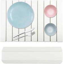 Large Stone Dish Drying Mat Kitchen Counter Collapsible Quick Stone Drying Mat