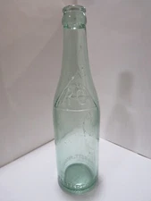 Vintage Embossed RC Royal Crown Cola Empty 12oz Soda Bottle