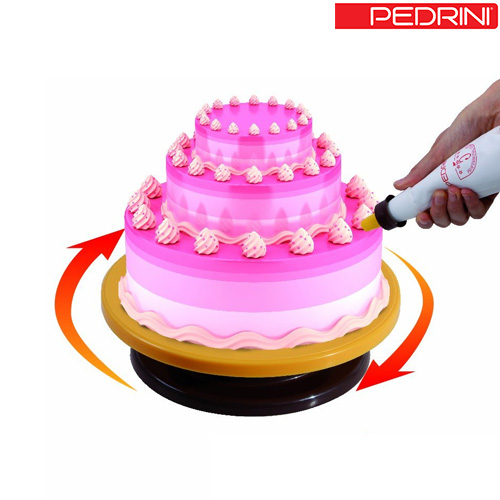 Alzata Piatto Girevole Torta Pedrini Plastica Decorazione Dolci Dolce Torte  Chef | eBay