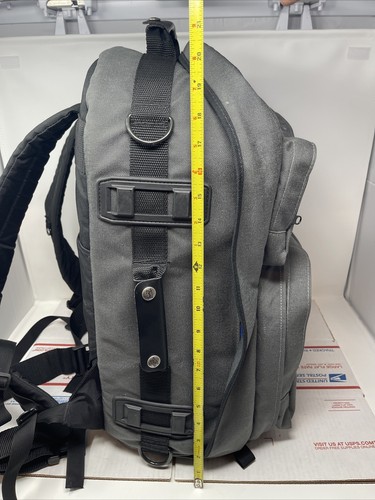 Vintage seltener großer Tenba Canvas Kamera Rucksack grau - Bild 7 von 17
