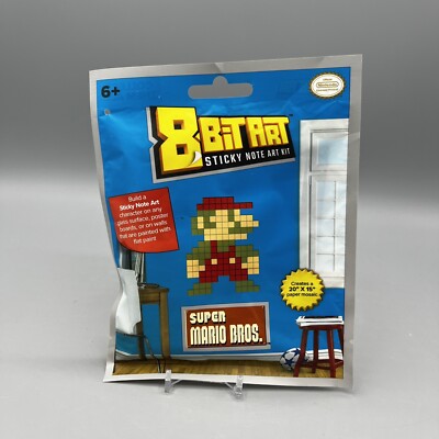 8-Bit Art Super Mario Bros. 20''x15'' Paper Mosaic Sticky Note Art Project Decor