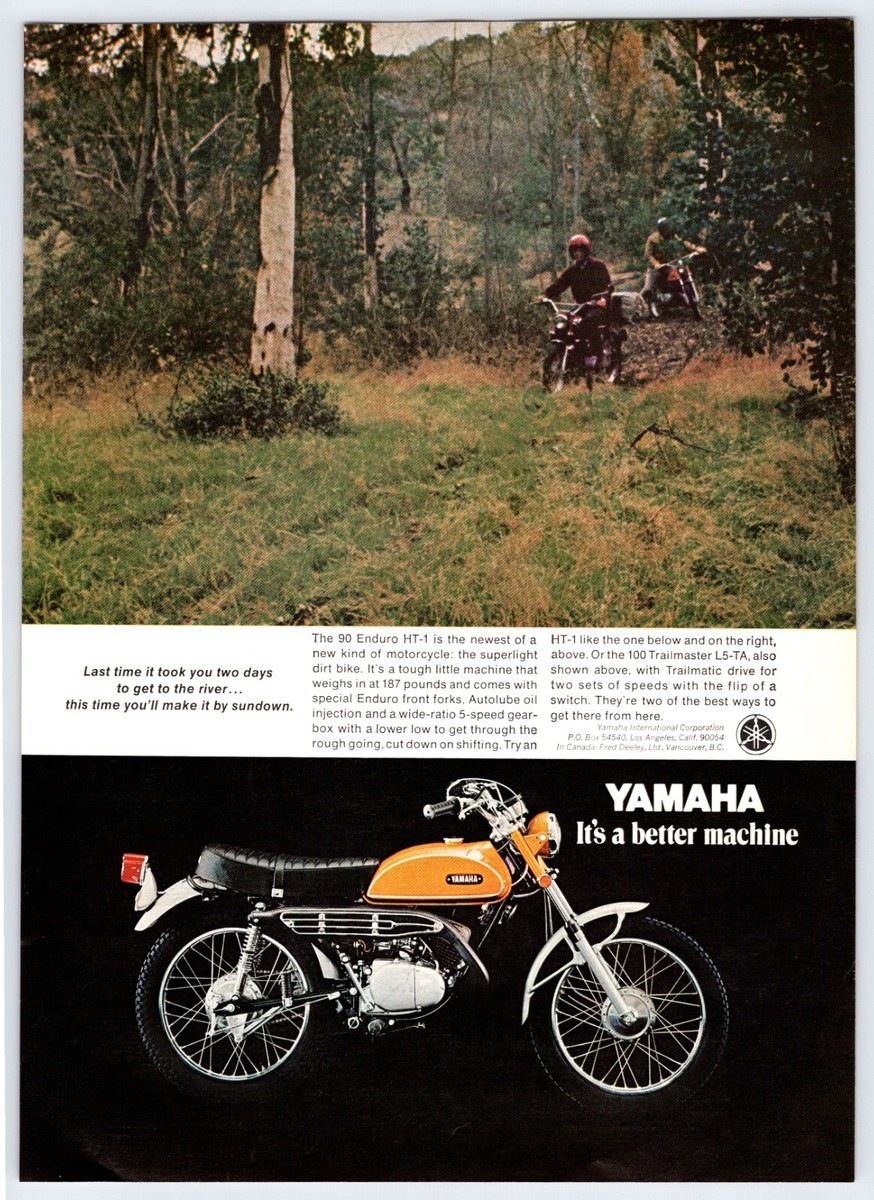 1970 YAMAHA MOTORCYCLE Vintage 8