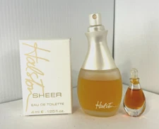 HALSTON SHEER Eau De Toilette + HALSTON ELSA PERETTI Mini Perfume**VINTAGE AS-IS