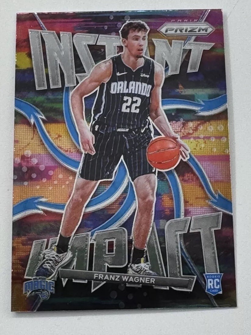 2021-22 Panini Prizm Card Franz Wagner Instant Impact #13 Rookie RC NM SEE PICS