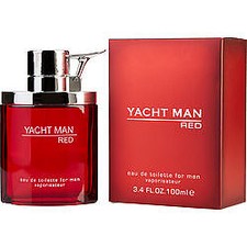Yacht Man Red by Myrurgia Eau De Toilette Spray 3.4 oz for Men's Fragrance