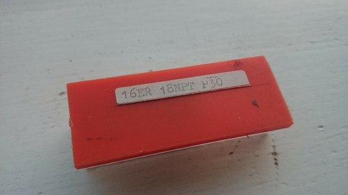 2 Posithread threading inserts 16ER 18NPT P30 ( 16ER18NPT 3ER 18 NPT 18tpi - Picture 4 of 4