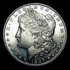 1897-S Morgan Dollar Silver ---- Unc PL Coin ---- #171E