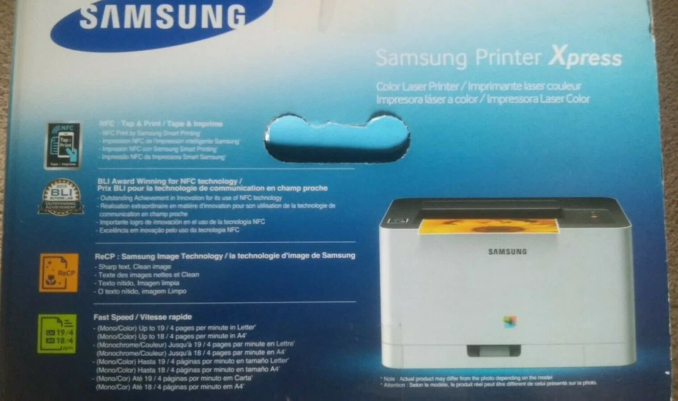 Brand New Samsung Xpress C410W Wireless Color Laser Printer (factory-sealed) - Image 2 of 4