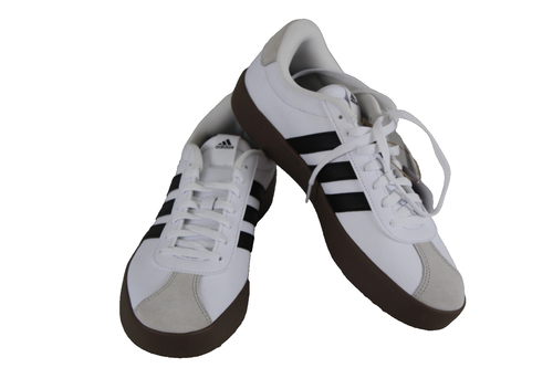 Adidas Women's VL Court 3.0 Skateboarding Shoes 9.5 White/Black NWOB - 第 1/12 張圖片