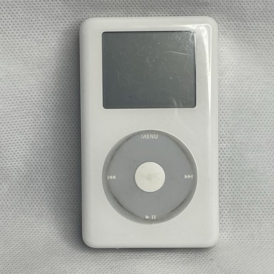 40GB Apple iPod: A1059 4th Gen. White Silver DOESNT TURN ON AS IS