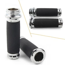 For Harley Road King Street Glide 1" Electronic Throttle Hand Grips Handlebar