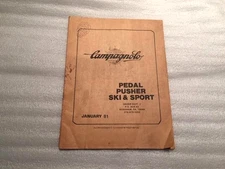CAMPAGNOLO PEDAL PUSHER  Catalog 1981 PHILA. BICYCLE SHOP 1972  Frejus Legnano