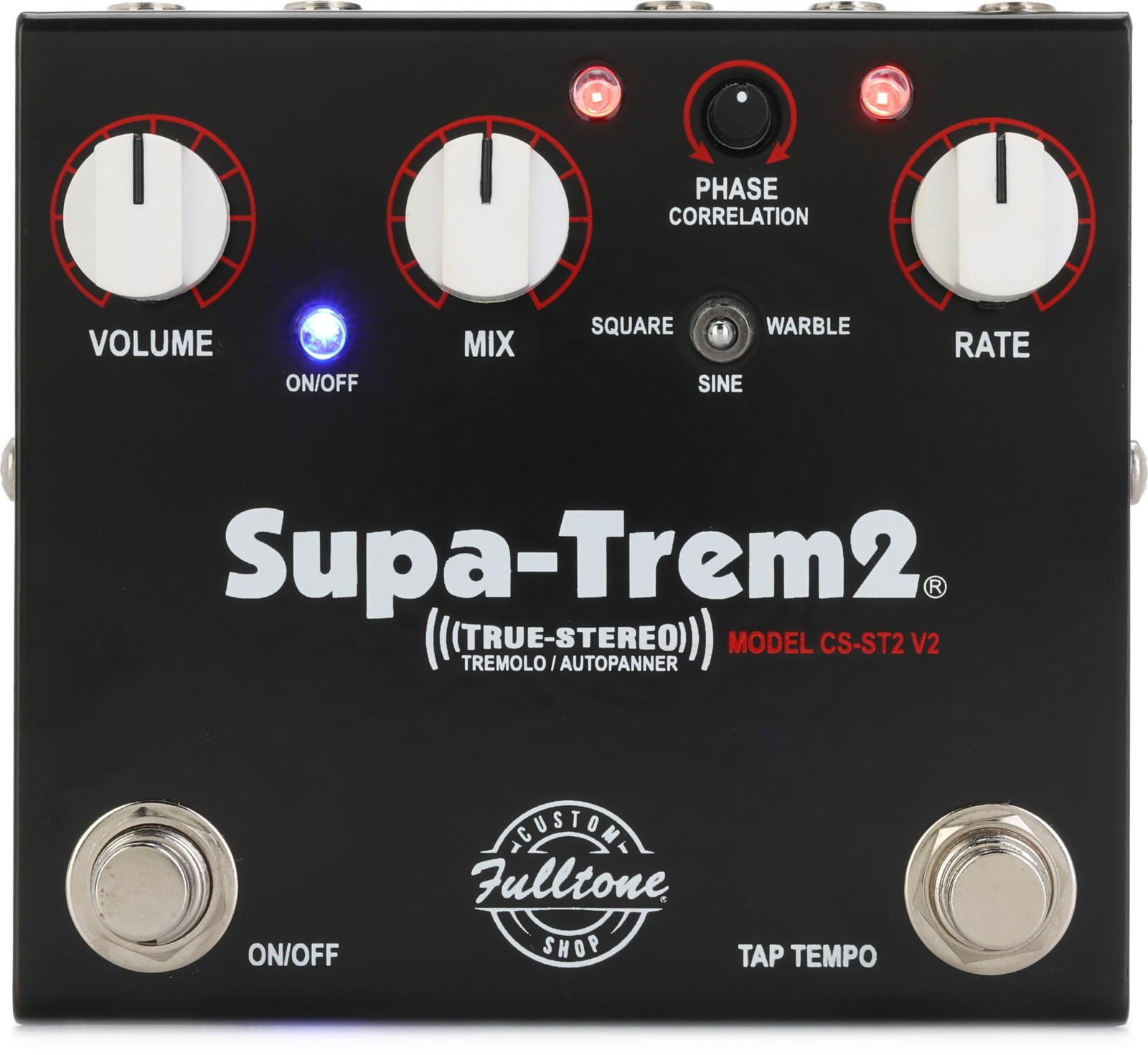 Полноцветная педаль тремоло Custom Shop SupaTrem 2 v2 Stereo