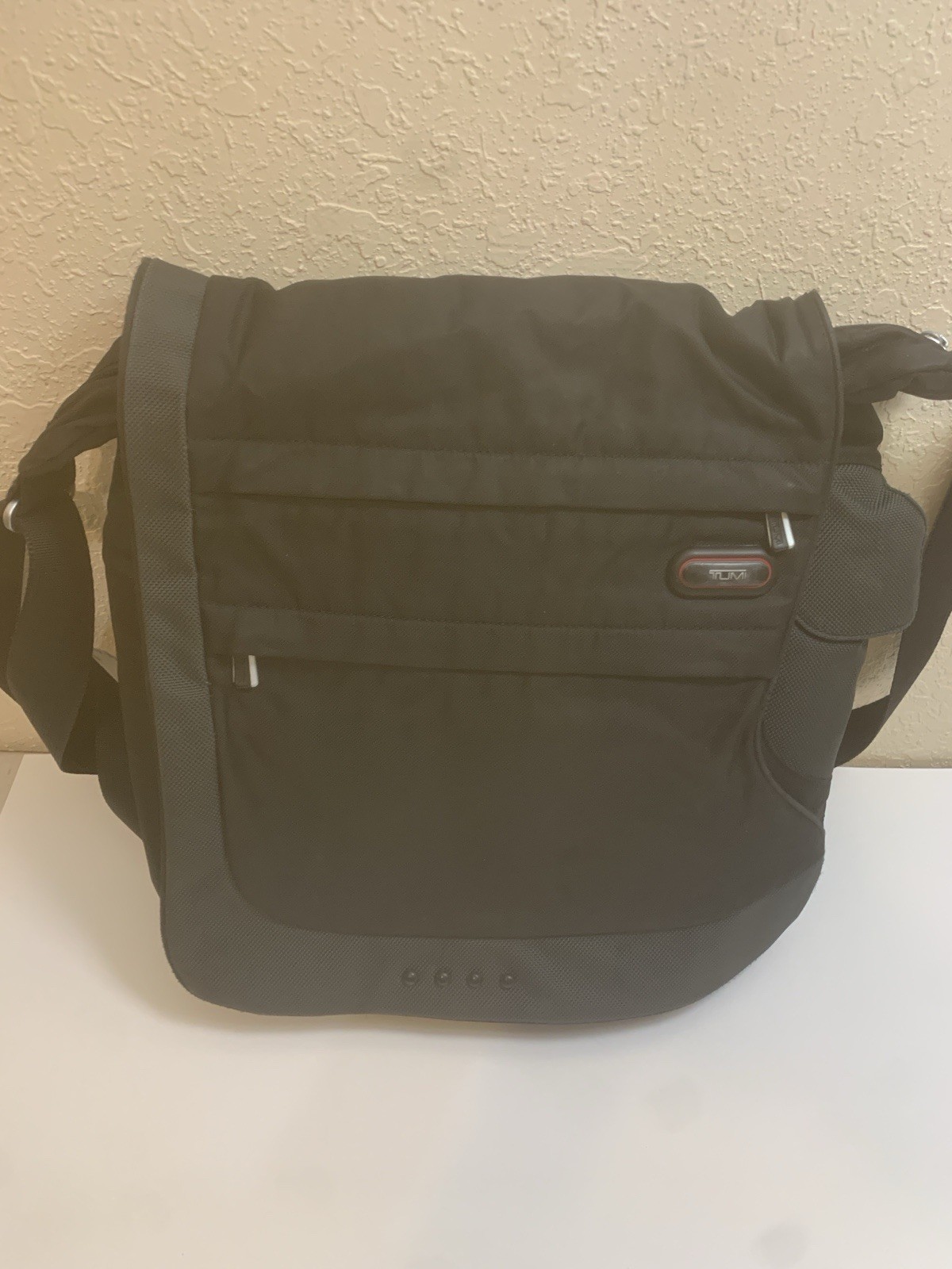 Tumi T-Tech Nylon Mckenna Crossbody Black/Grey Laptop Bag  5110D image 9