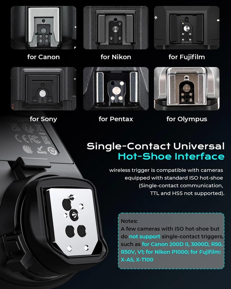 ** NEW Wireless Flash Trigger for Profoto Air 1 & Air 2 | A1 A2 A10 B10 B10X B20 - Image 4 of 4