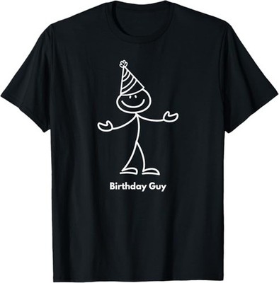 It's My Birthday Party Smile Face Funny Cute Birthday Guy T-Shirt