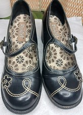 Vintage MUDD 10M Women  Mary Jane Chunky Platform Shoe Flower Y2K HTF Rocket