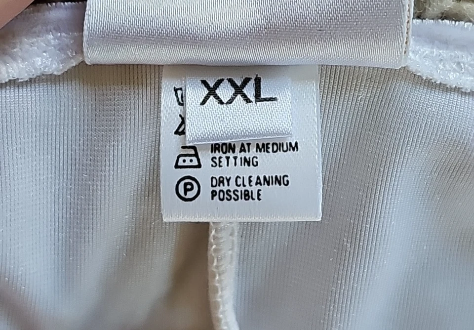 Dark Angel England White Crushed Velvet Fairy Tale Dress XXL Renaissance Bridal - Image 4 of 4