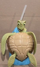 DISNEY CRUISE LINE DCL FINDING NEMO CRUSH TURTLE DUDE SURFER SIPPER CUP